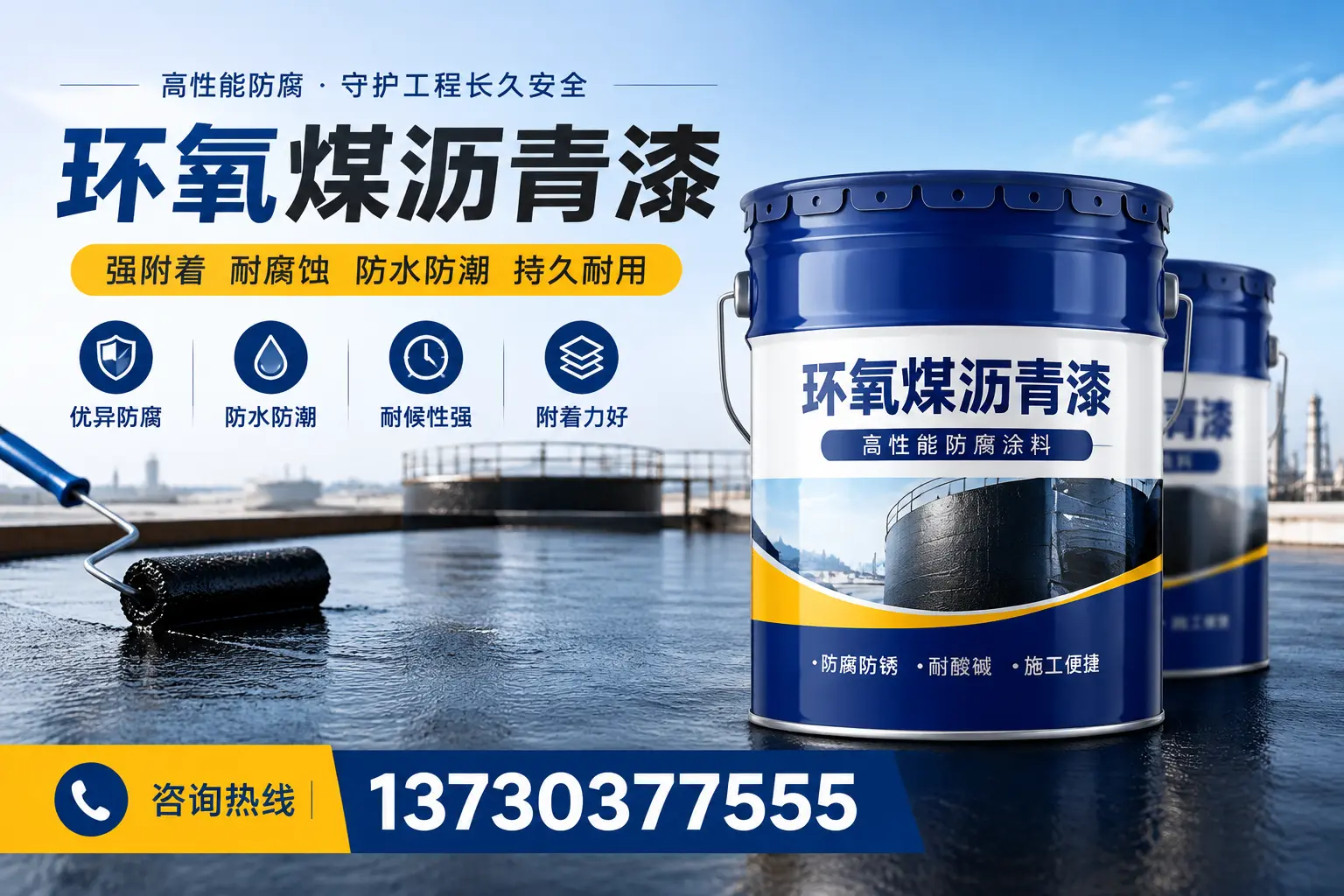 如何判断环氧煤沥青漆的质量?集安消费者指南